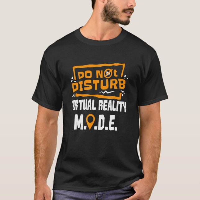 Virtuell verklighet stör inte datorapparaten för C T Shirt (Framsida)