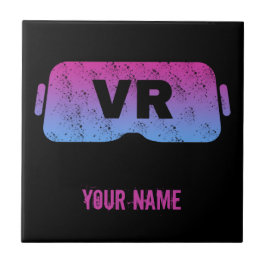 Virtuell Verklighet VR Vintage Spelare Video Glasö Kakelplatta