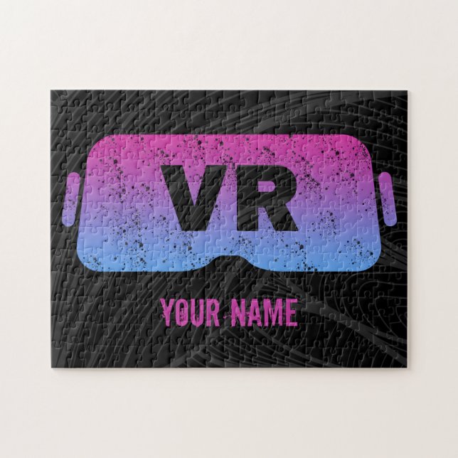 Virtuell Verklighet VR Vintage Spelare Video Glasö Pussel (Horisontell)