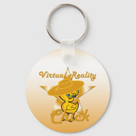 Virtuell verklighets-Chick nr 10 Nyckelring