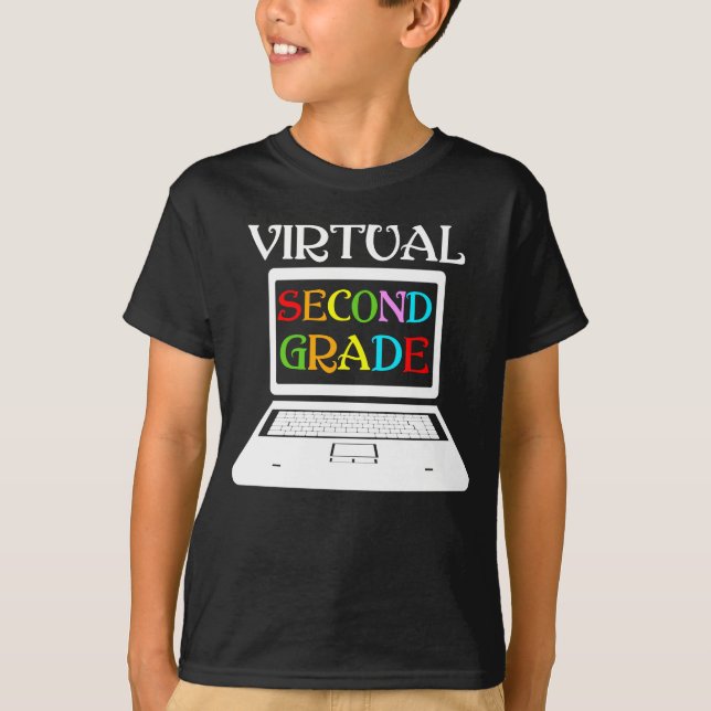 virtuella andra klass t shirt (Framsida)