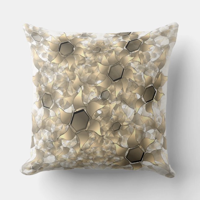 "virtuella blommor av Konstig", pigga petaler på v Kudde (Framsida)