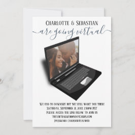 Virtuella Bröllop spara datum-foto Datumet