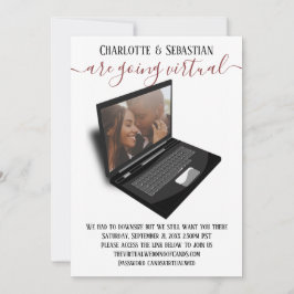 Virtuella Bröllop spara datum-foto Datumet