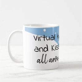 Virtuella Hugs och Kisses överallt Kaffemugg