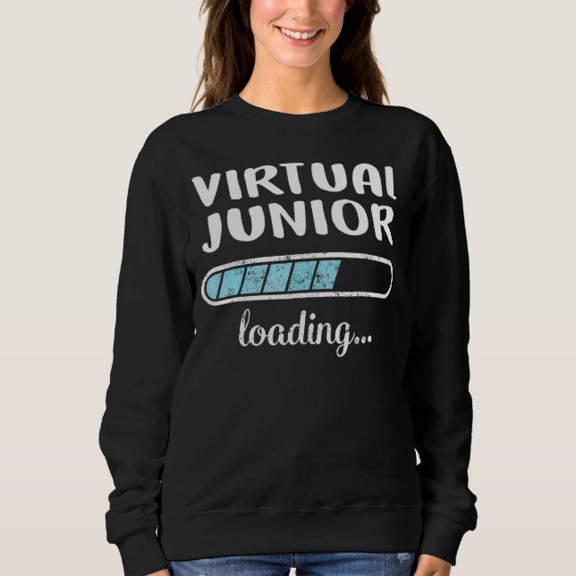 Virtuella Trendiget Junior Loading Family Friends  T Shirt (Framsida)
