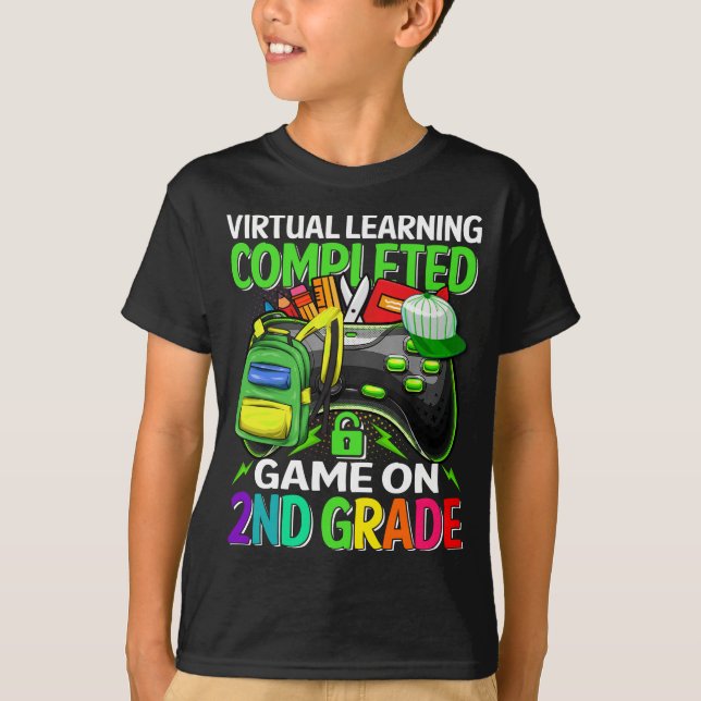 Virtuellt inlärningsfärdigt spel den andra Klass T Shirt (Framsida)