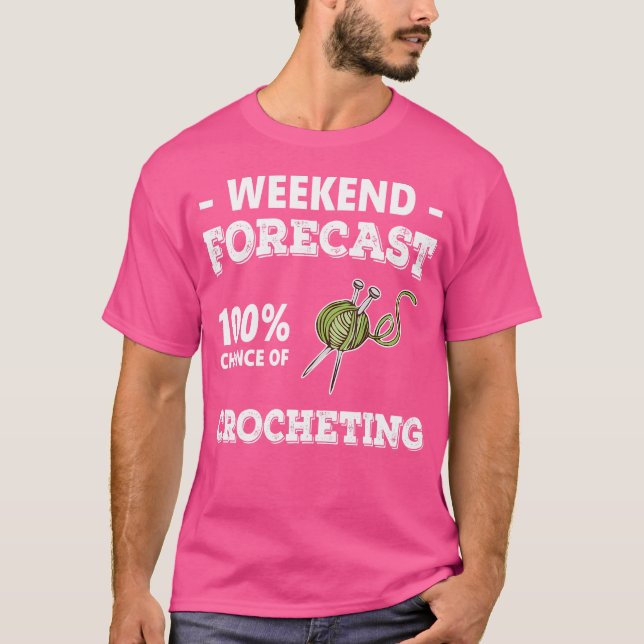 Virtuos Virkninsskärare Rolig Virkning Garn Stickn T Shirt (Framsida)