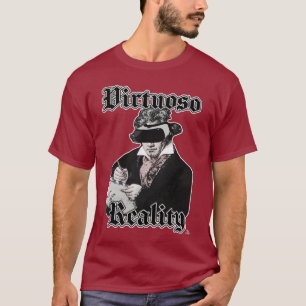 Virtuoso Reality funny högteknologisk Beethoven T Shirt