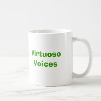 Virtuosoen uttrycker kaffemugg