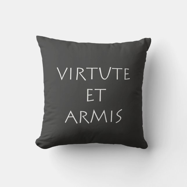 Virtute et armis kudde (Framsida)