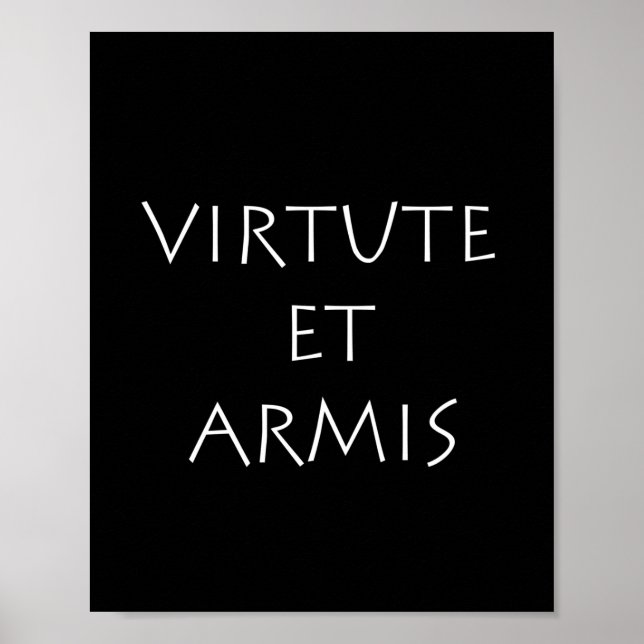 Virtute et armis poster (Framsidan)
