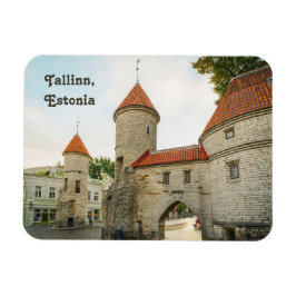Viru gamla stadens portar, Tallinn Estland resebil Magnet