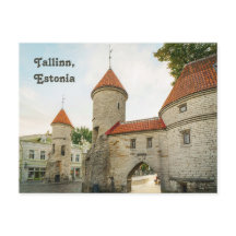 Viru gamla stadens portar, Tallinn Estland resebil