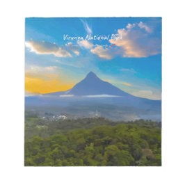 Virunga nationalpark, DR Kongo - Vulkan Anteckningsblock