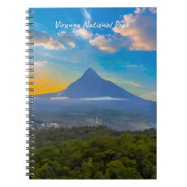 Virunga nationalpark, DR Kongo - Vulkan Anteckningsbok