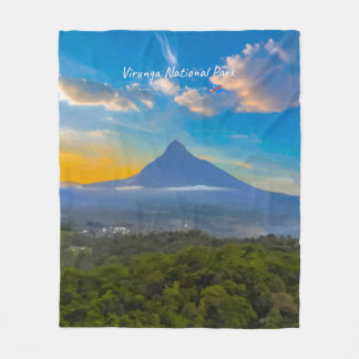 Virunga nationalpark, DR Kongo - Vulkan Fleecefilt