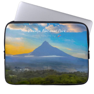 Virunga nationalpark, DR Kongo - Vulkan Laptop Fodral