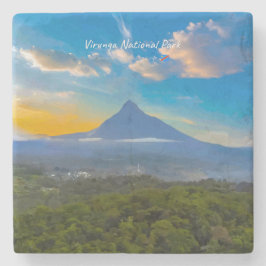 Virunga nationalpark, DR Kongo - Vulkan Stenunderlägg