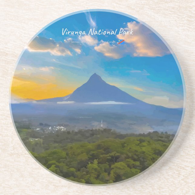 Virunga nationalpark, DR Kongo - Vulkan Underlägg (Framsidan)