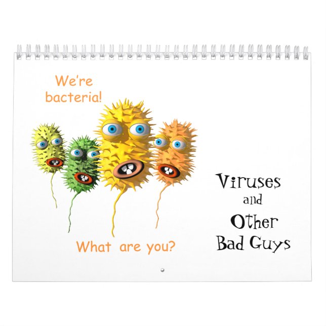 Virus och andra skurkar kalender (Omslag)