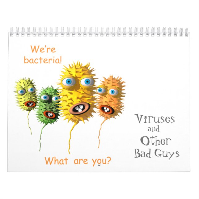 Virus och andra skurkar kalender (Omslag)