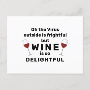 Virus utanför är en vänskaplig nybörjare helg vykort