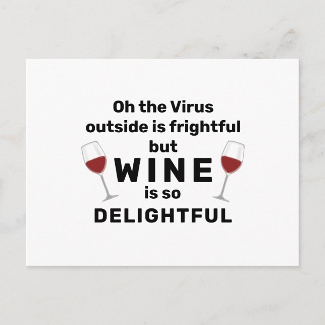 Virus utanför är en vänskaplig nybörjare helg vykort (Framsida)