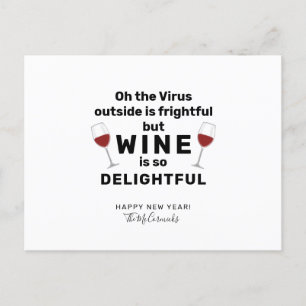 Virus utomsida är en trevlig fin julpun helg vykort