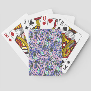 Virvel Blommigt Casinokort