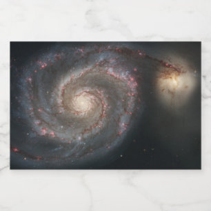Virvelgalaxen M51 & följeslagare i rymden