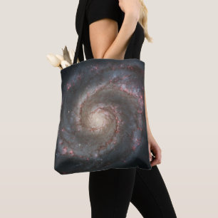 Virvelgalaxen M51 & följeslagare i rymden Tygkasse