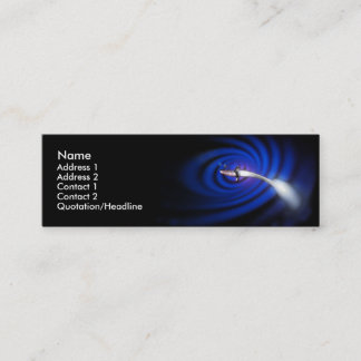 Virveln profilerar kortet mini visitkort