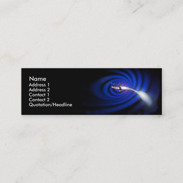 Virveln profilerar kortet mini visitkort (Framsida)