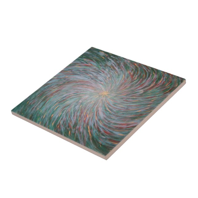 virvelväggmålning kakelplatta (Sidan)