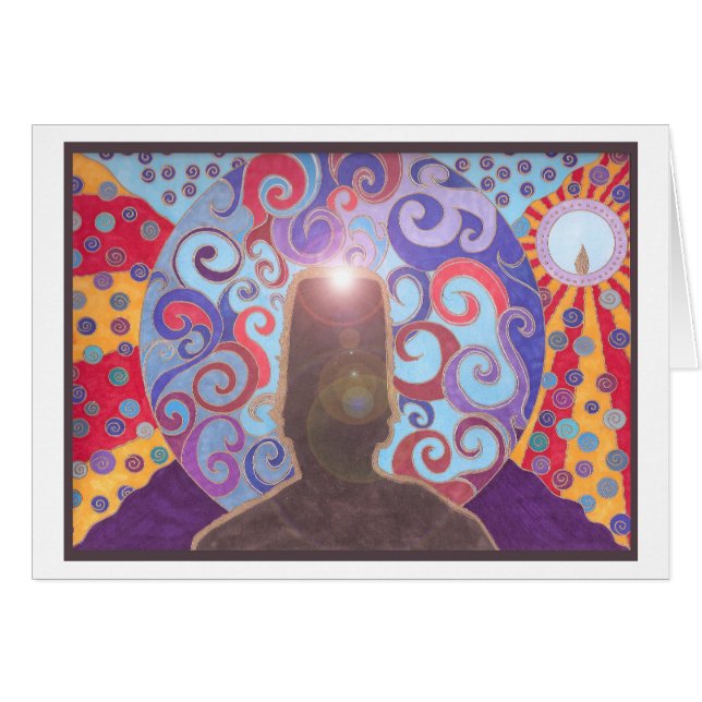 Virvla Dreamlight Hälsningskort (Framsidan Horizontal)