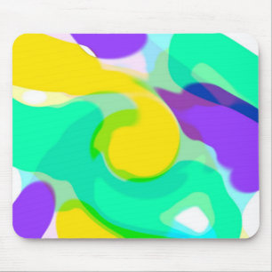 Virvla runt färgmousepad musmatta