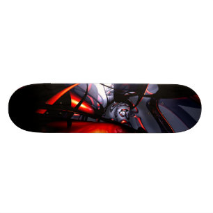 Virvla runt giftabstraktskateboarden old school skateboard bräda 21,6 cm