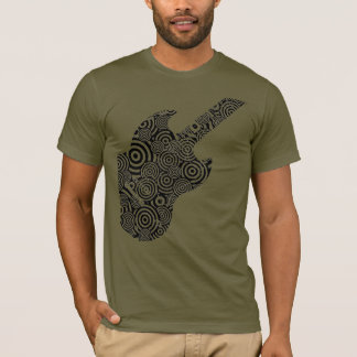 Virvla runt gitarrT-tröja Tee
