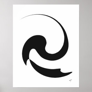Virvla runt grafitti poster