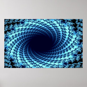 Virvla runt illusion poster