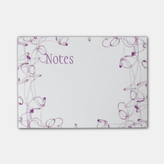 Virvla runt lilor som Posta-Det noterar Post-it Block