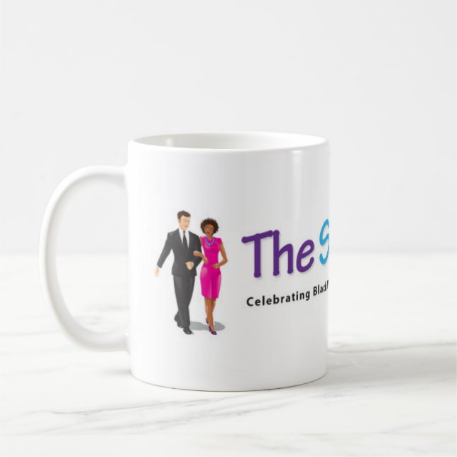 Virvla runtvärldsmuggen kaffemugg (Vänster)