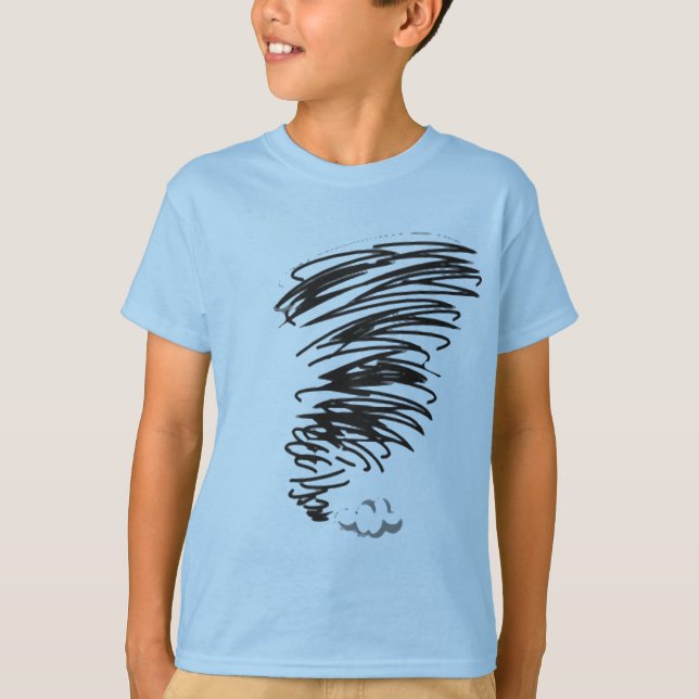 Virvla tornadot tee shirt (Framsida)