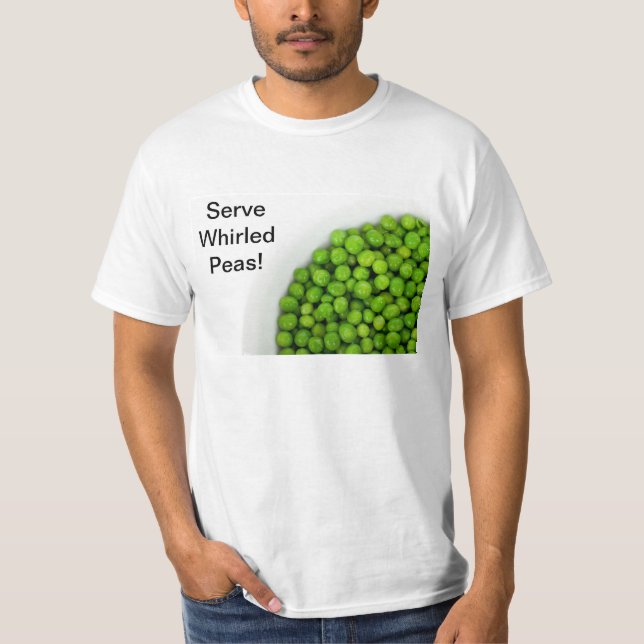 Virvlad ärtaT-tröja T-shirt (Framsida)