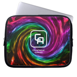 Virvlad rökfri Multifärgad Electronics Bag Laptop Fodral