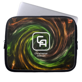 Virvlad rökfri Multifärgad Electronics Bag Laptop Fodral