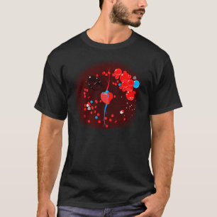 Virvlad vampyr t shirt