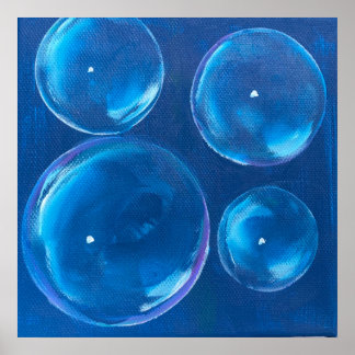 Virvlande bubblor poster