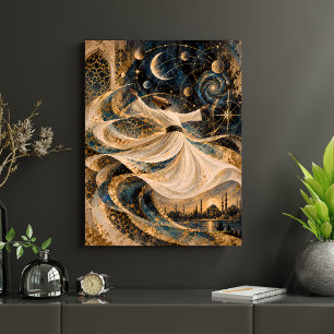 Virvlande Dervish Sufi Osmanska Turkiska Mystiska Poster